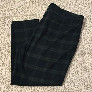 Wool-like Polyester Blend Plaid Pants Sz 16R